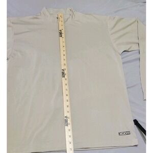 XGO Shirt LARGE Mens Crew-Neck Made USA Base layer TAN